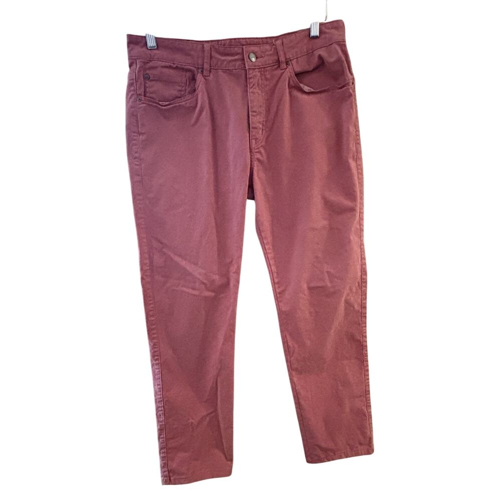 Peter Millar Men's Chino Pants Sz 34 Coral Pink Golf Casual Active Wear